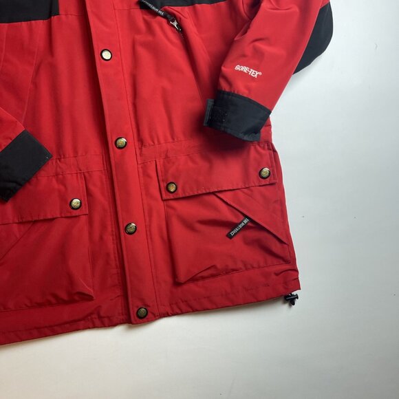 VTG The North Face 1990 Mountain Jacket GTX Gore-Tex Men’s Small Red (Read) - Picture 5 of 13
